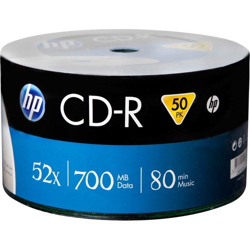 HP Cd-R 700Mb/80Min 50’Li Shrink Paket resmi