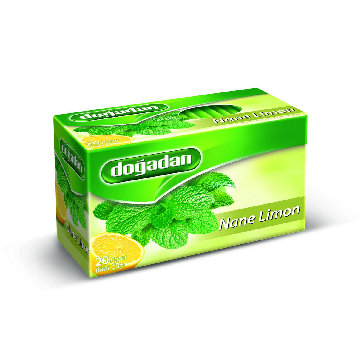 Doğadan Bardak Poşet Çay Nane Limon Aromalı 20'li Paket resmi