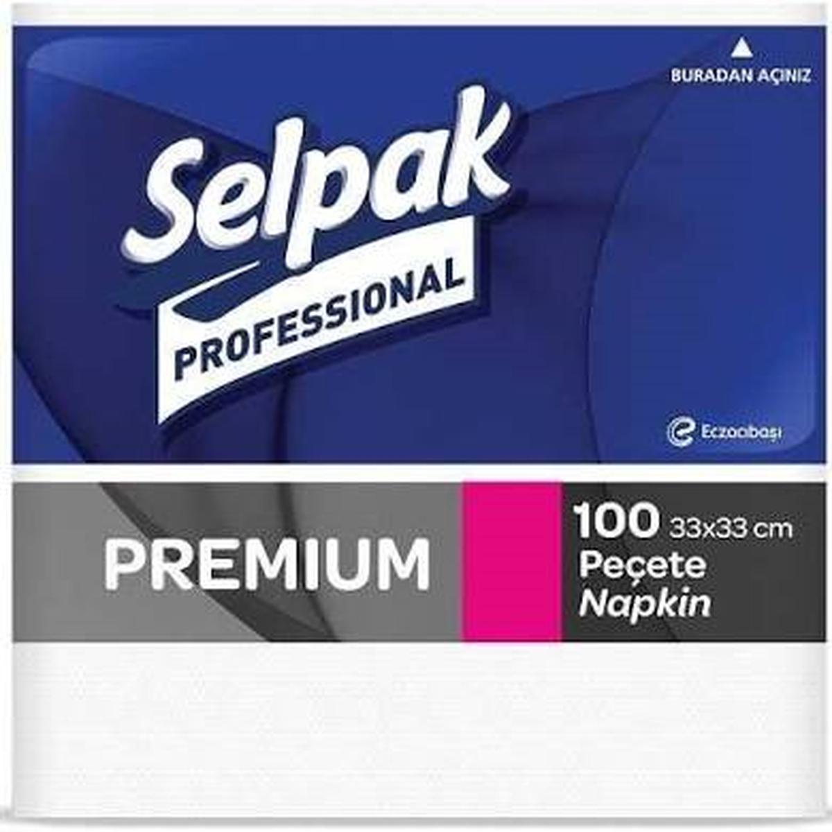 Selpak Professional Peçete 33x33 cm 100'lü resmi