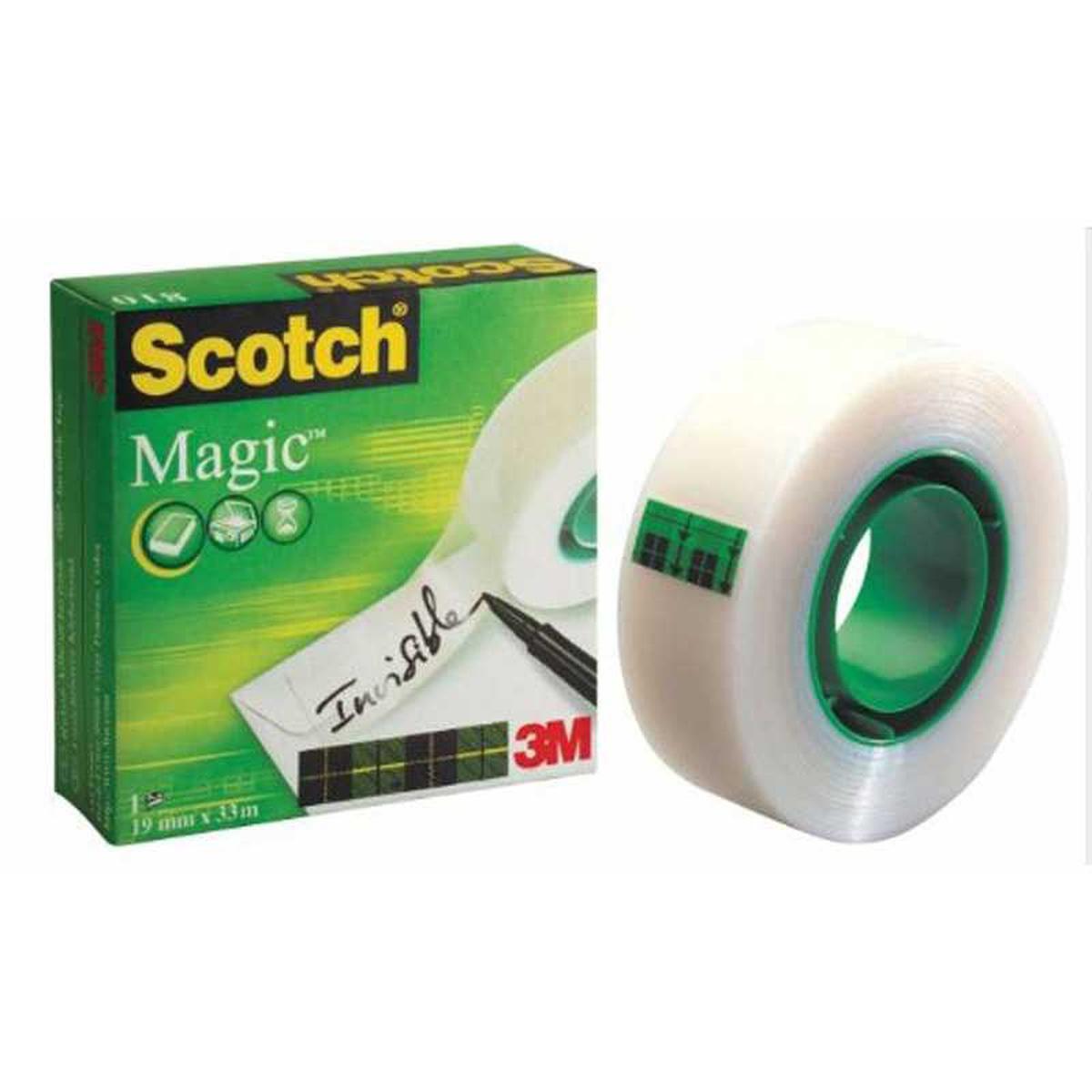 3M Scotch 810 Magic Bant (Görünmez) 19 mm x 33 m resmi