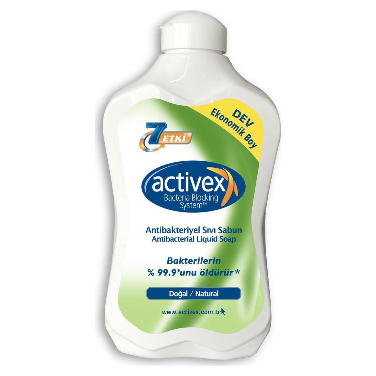 Activex Antibakteriyel Sıvı Sabun Doğal Koruma 1.5 lt resmi