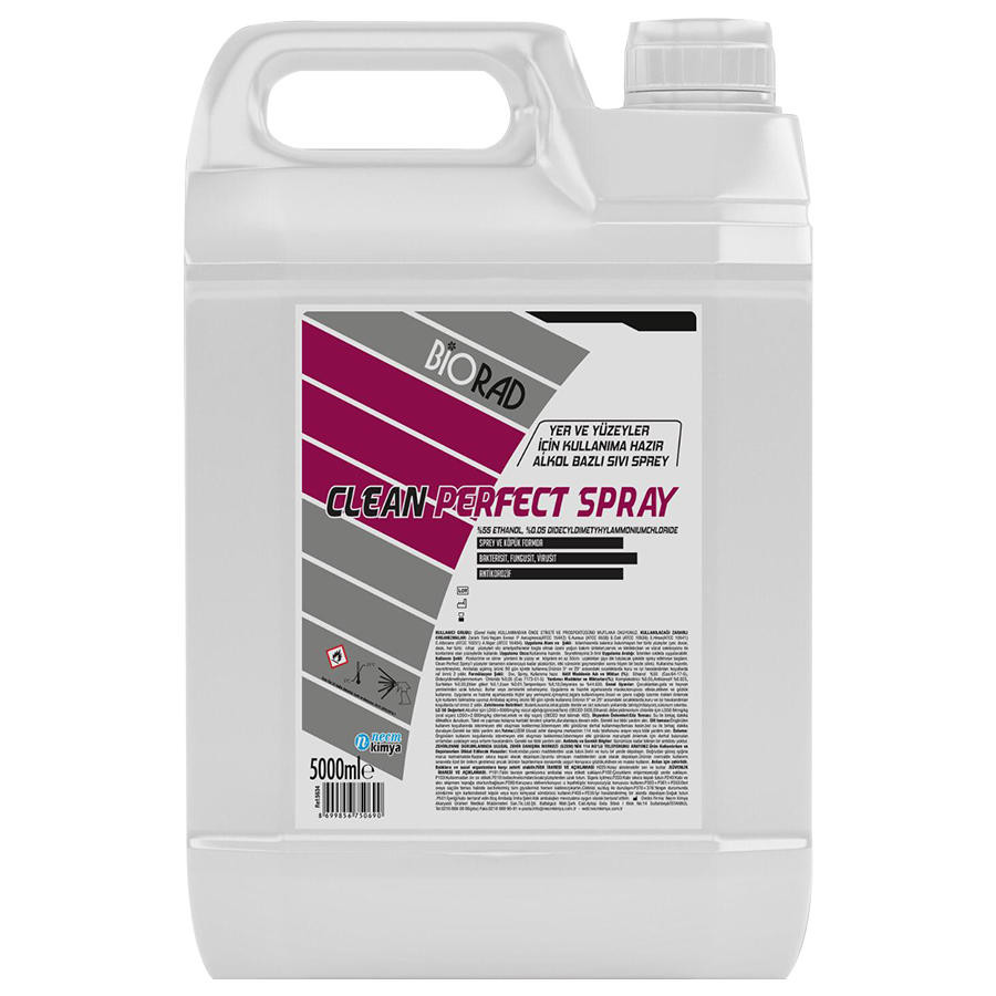 Biorad Clean Perfect Sprey Yer ve Yüzey Dezenfektanı 5000 ml resmi