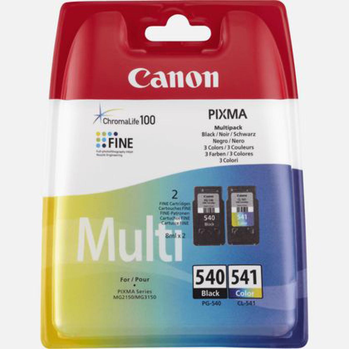 Canon PG-540/CL-541 Orijinal Dört Renkli Mürekkep Kartuşu (5225B006) - 180 Sayfa resmi