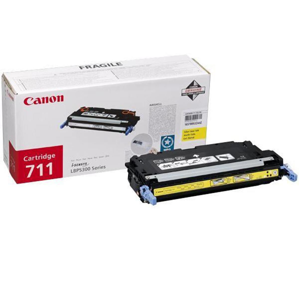 Canon CRG-711Y Orijinal Sarı Toner (1657B002) - 6000 Sayfa resmi