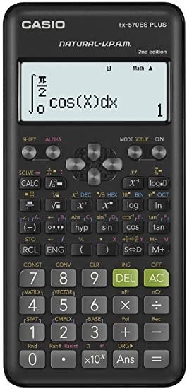 Casio FX-570ES PLUS 2. Versiyon Bilimsel Fonksiyonlu Hesap Makinesi resmi