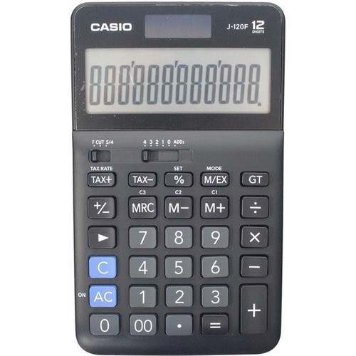 Casio J-120F 12 Hane Masaüstü Hesap Makinesi resmi