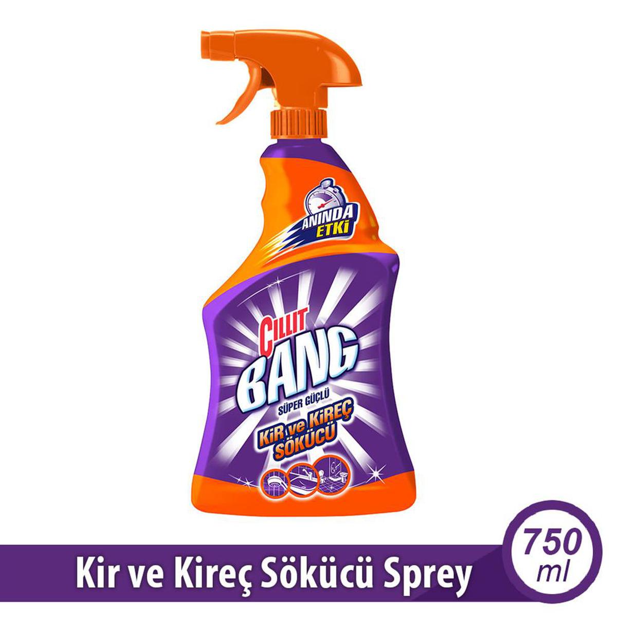 Cillit Bang Kir ve Kireç Sökücü Sprey 750 ml resmi