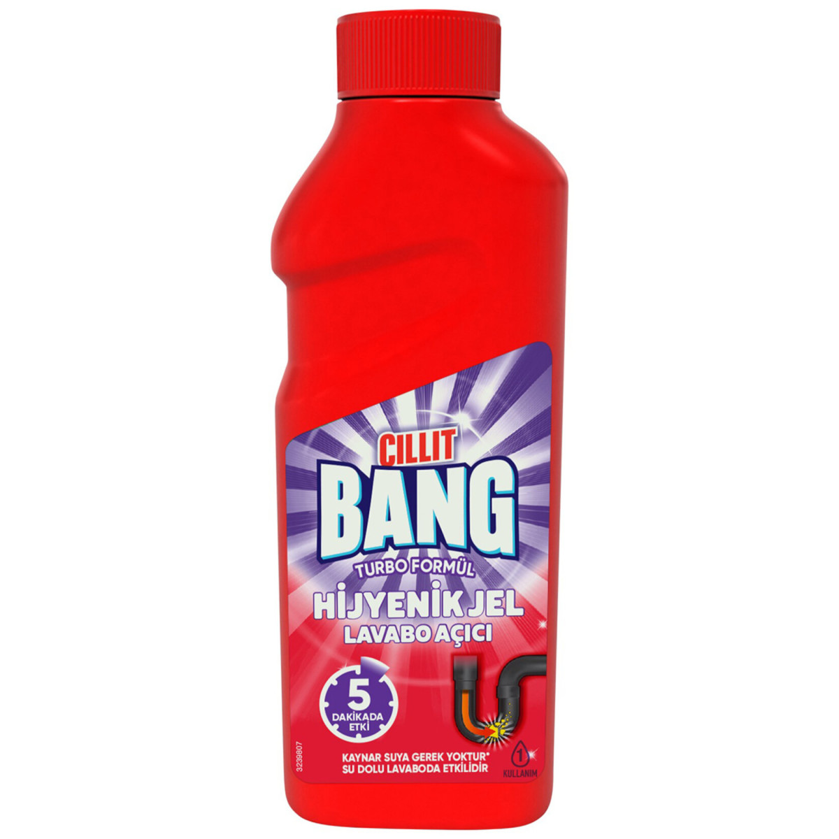 Cillit Bang Turbo Lavabo Açıcı 500 ml resmi