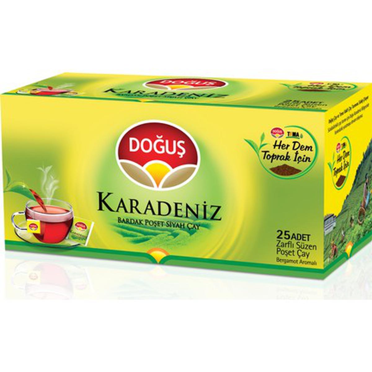 Doğuş Karadeniz Bergamotlu Bardak Poşet Çay 2 g x 25'li Paket resmi