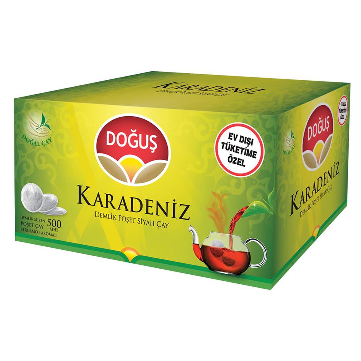 Doğuş Karadeniz Demlik Poşet Çay Bergamot Aromalı 3,2 g x 500'lü Paket resmi