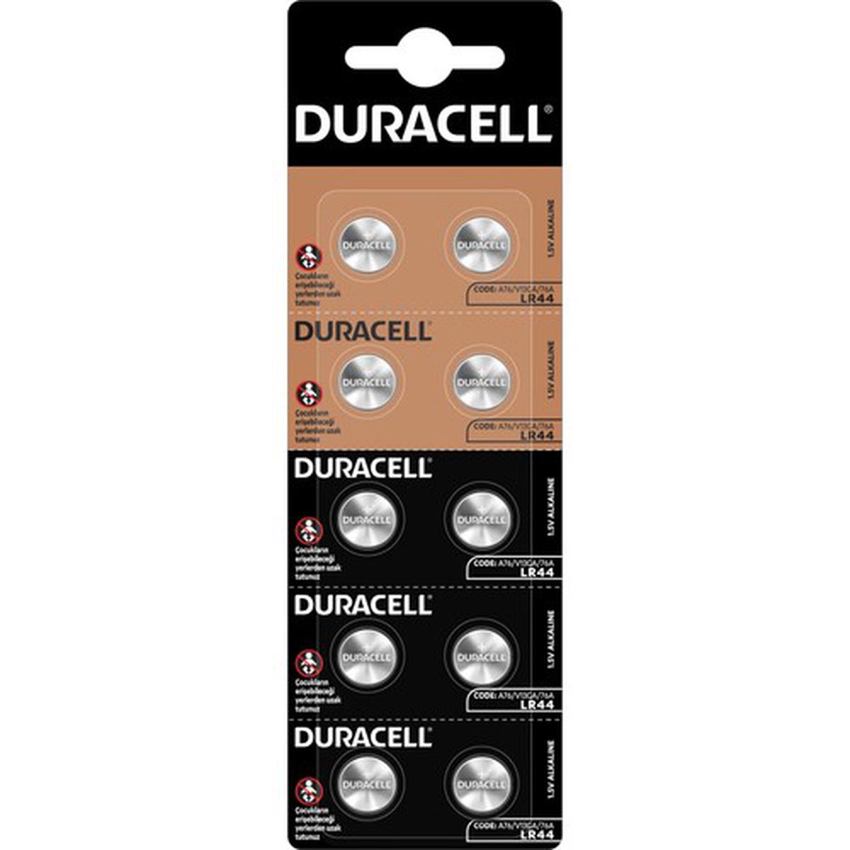 Duracell Özel LR44 Alkalin Düğme Pil 1.5 V 10’lu resmi