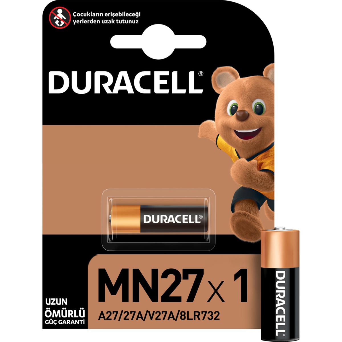 Duracell MN27/27A Kalem Pil resmi