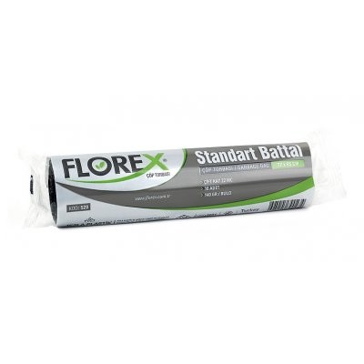 Florex Standart Battal Çöp Torbası Siyah 72 x 95 cm resmi