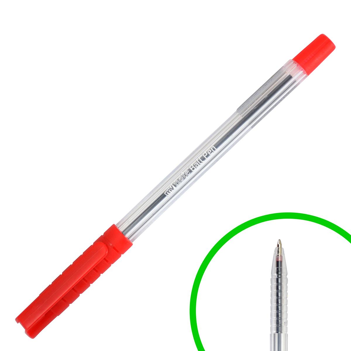 Mynote Ball Pen Tükenmez Kalem 1.0 mm 50'li Paket Kırmızı resmi