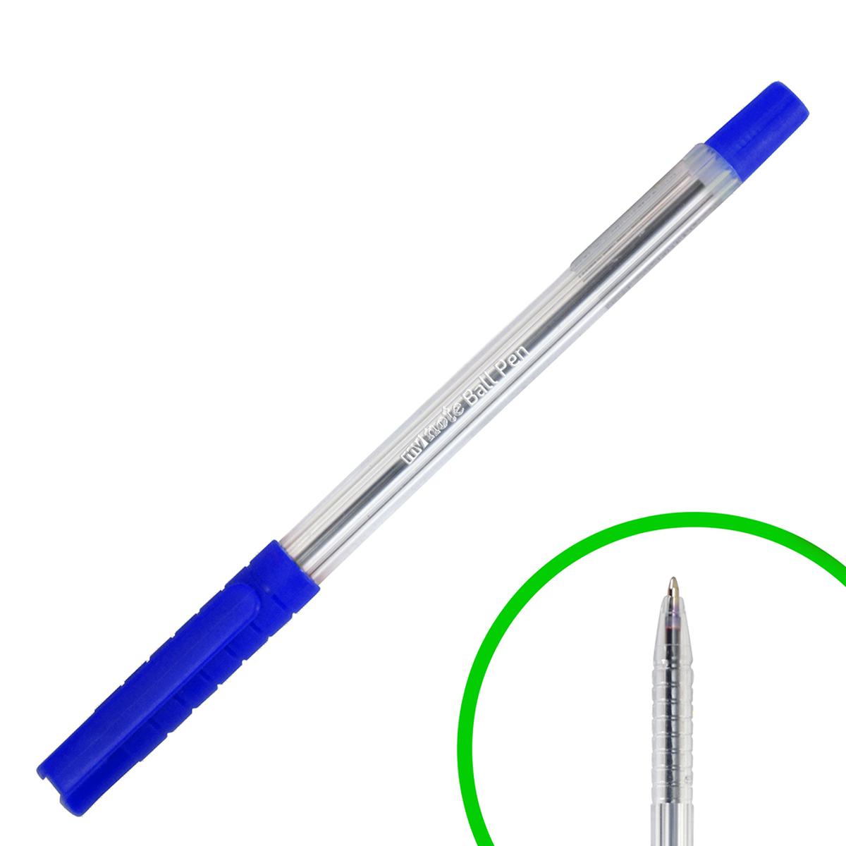 Mynote Ball Pen 1.0 mm Tükenmez Kalem 50'li Paket Mavi resmi