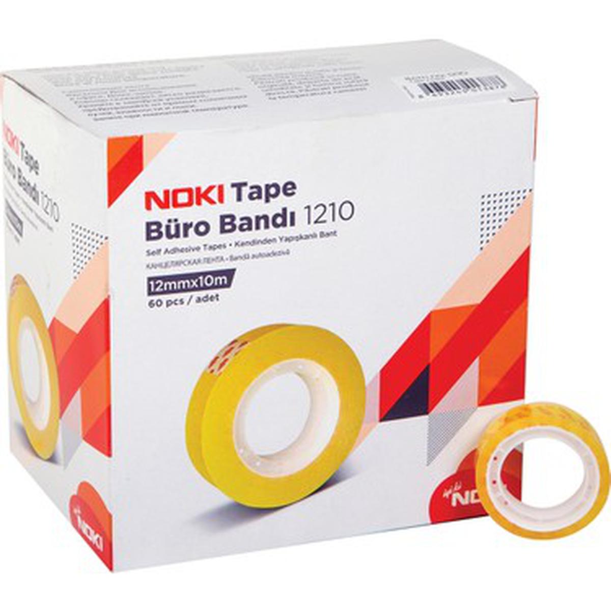 Noki 1210 Büro Bandı 12 mm x 10 m 60'lı Paket resmi