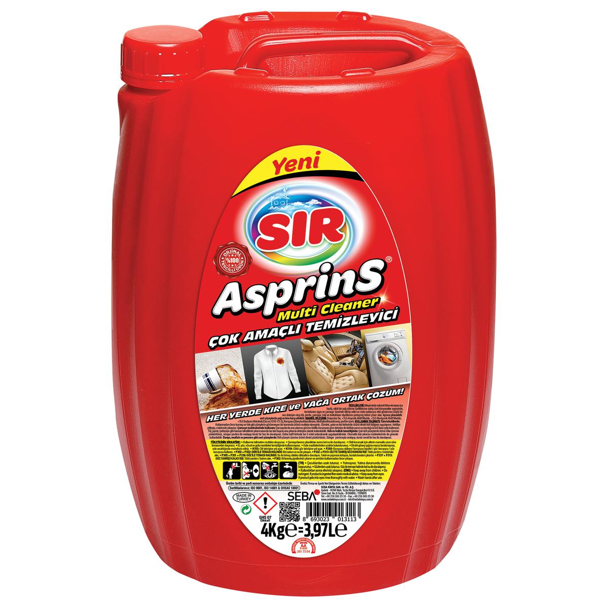 Sır Asprins Multi Cleaner 4000 ml resmi