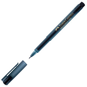 Faber-Castell 1554 Broadpen 0.8 mm Siyah resmi