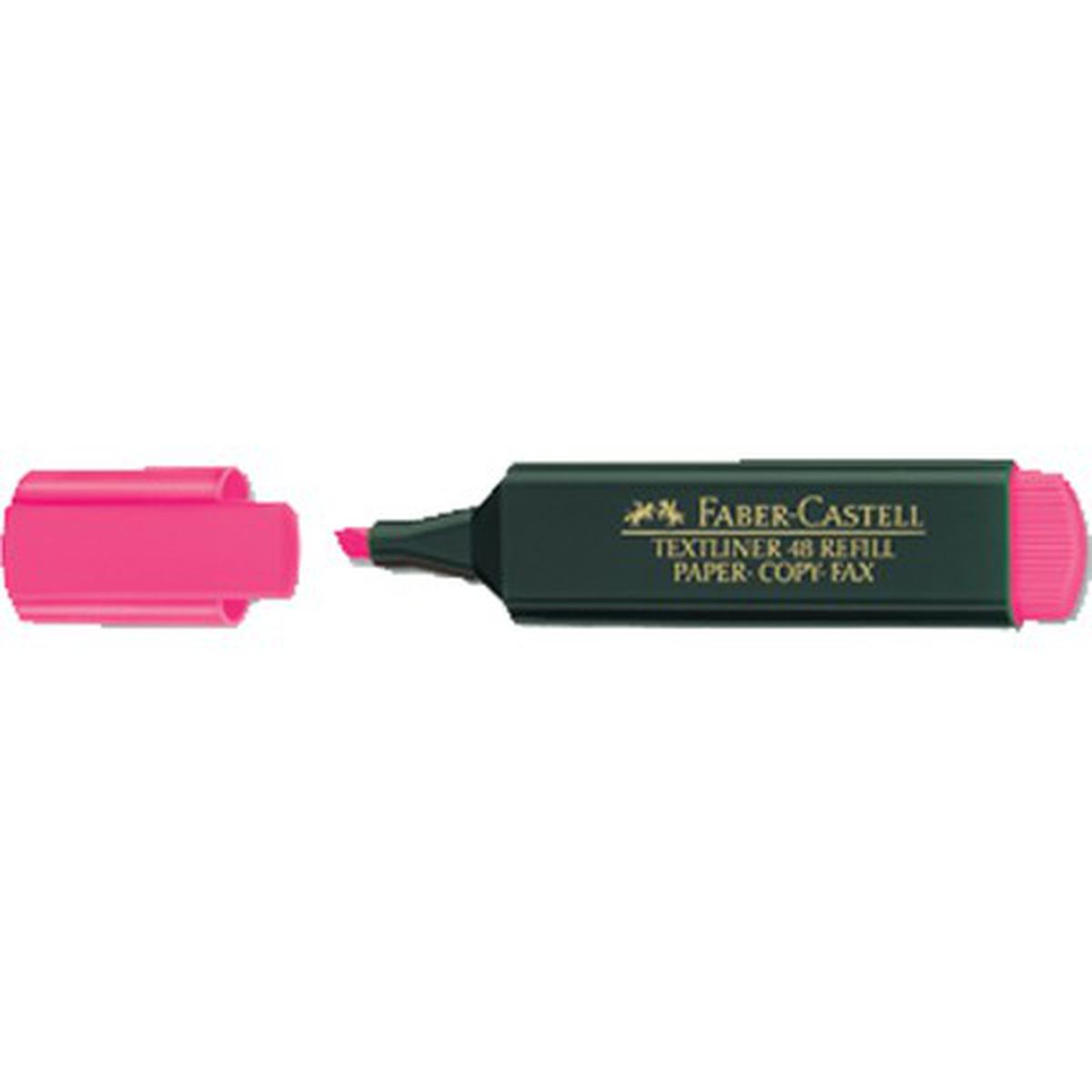 Faber-Castell 1548 Fosforlu Kalem Pembe  resmi