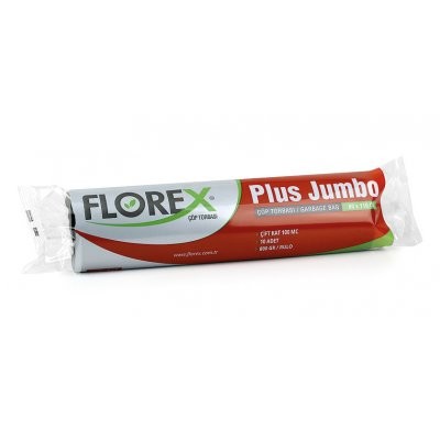 Florex Ağır Hizmet Çöp Torbası 80 x 110 Siyah resmi