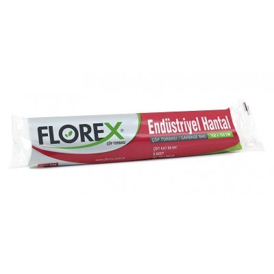 Florex Endüstriyel Hantal Siyah Çöp Torbası 100 x 150 resmi