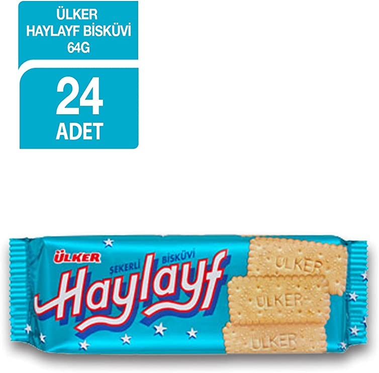 Haylayf Bisküvi 64 g 24'lü Paket resmi