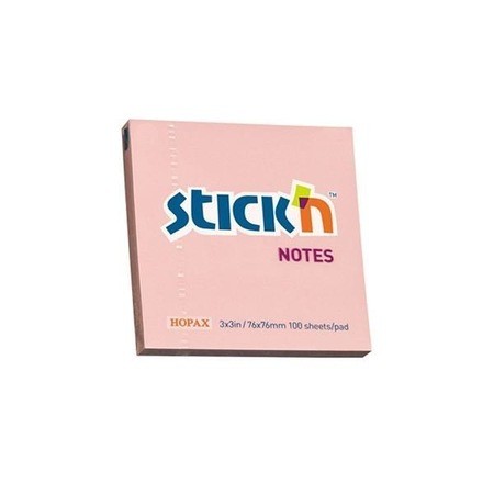 Hopax Stıckn 76 mm x 76 mm 100 Yaprak Pastel Pembe resmi