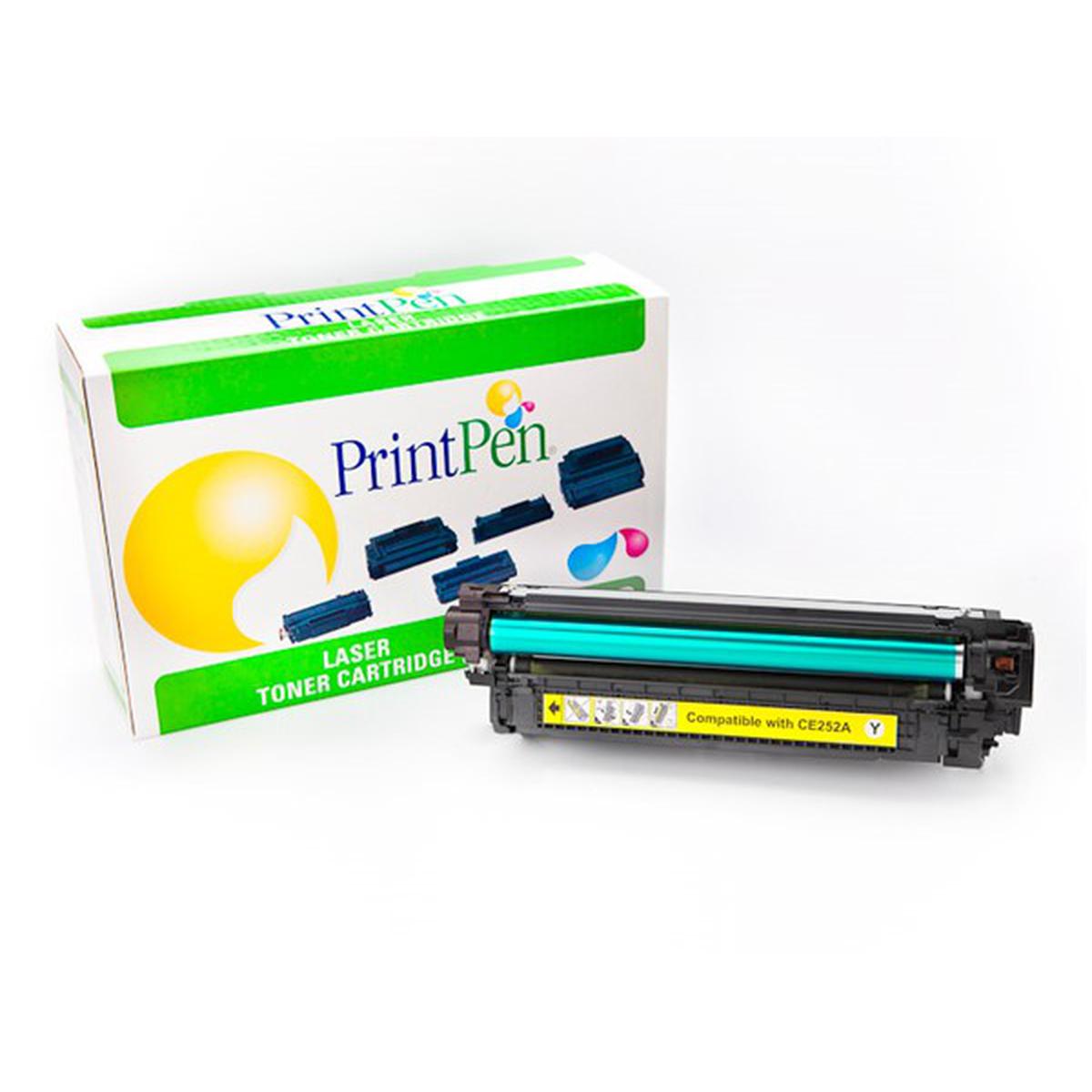 Printpen HP CE252A CE402A / Canon CRG-723 Sarı Muadil Toner - 7000 Sayfa resmi