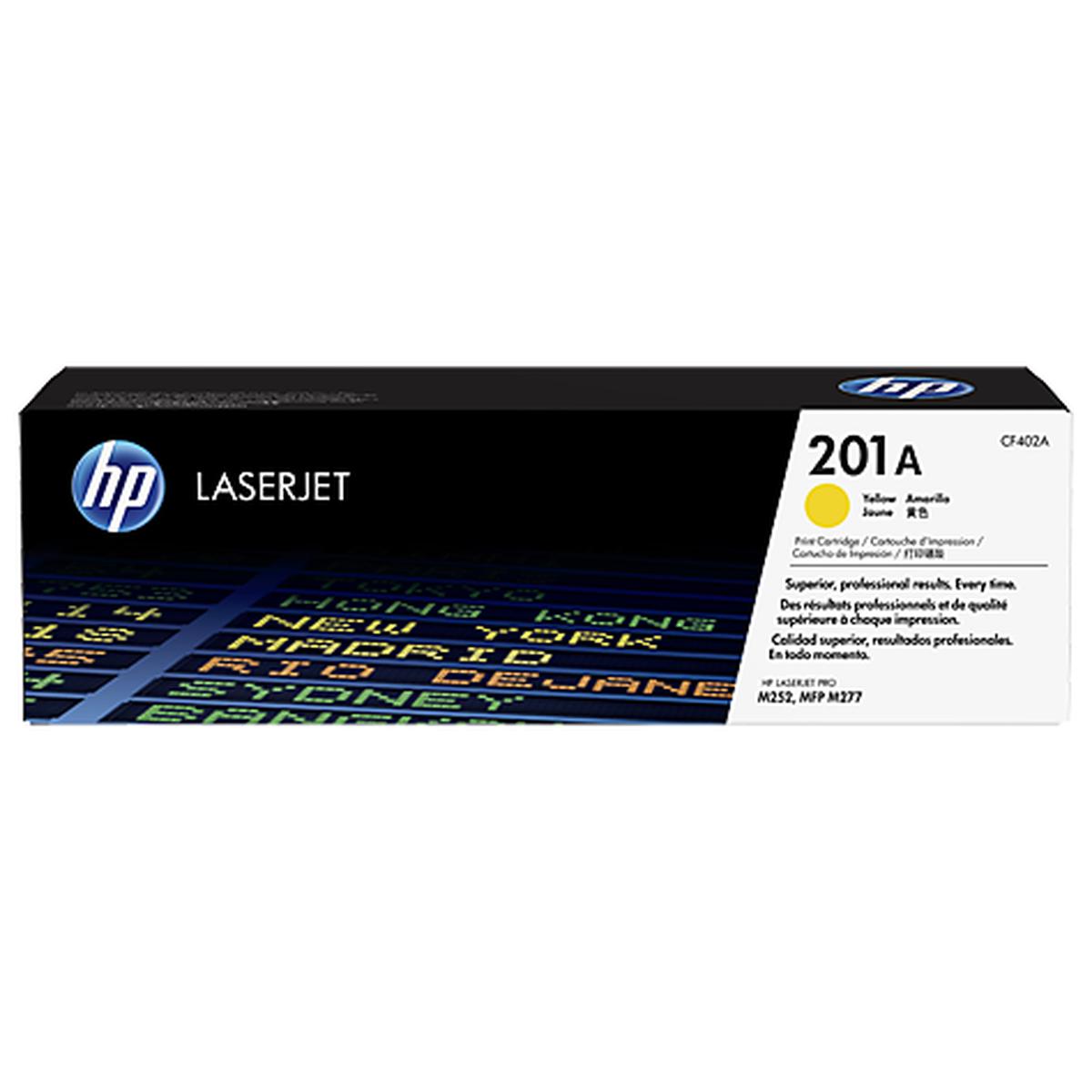 HP 201A Sarı Toner 1400 Sayfa CF402A resmi