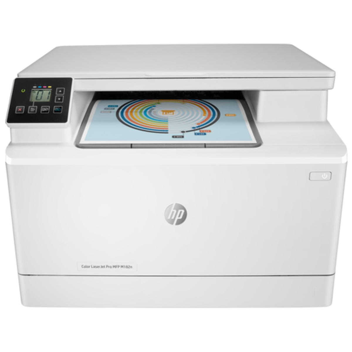 HP Color LaserJet Pro MFP M182N 7KW54A Renkli Yazıcı/Tarayıcı/Fotokopi resmi