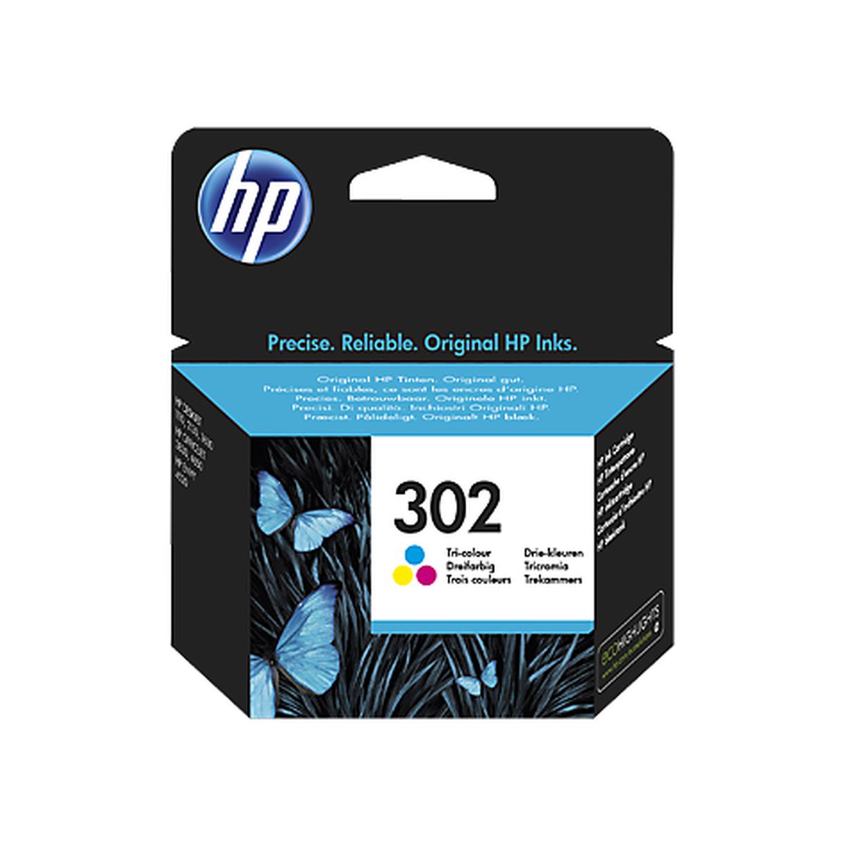 HP 302 Orijinal Üç Renkli Mürekkep Kartuşu (F6U65AE) - 165 Sayfa resmi