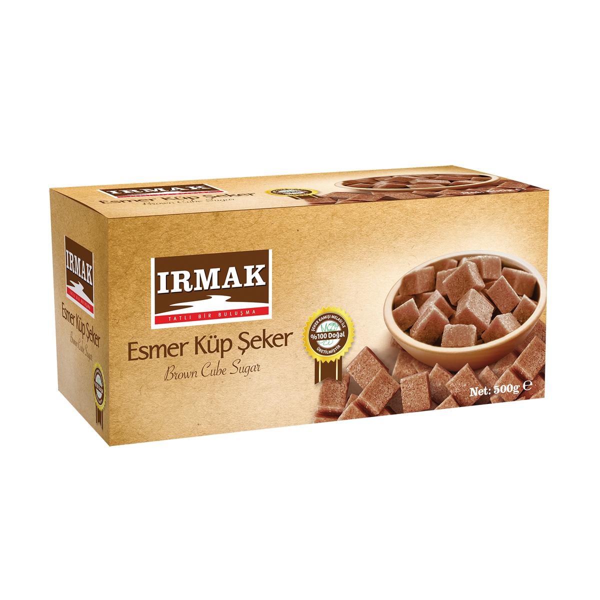 Irmak Küp Şeker Esmer 500 g resmi