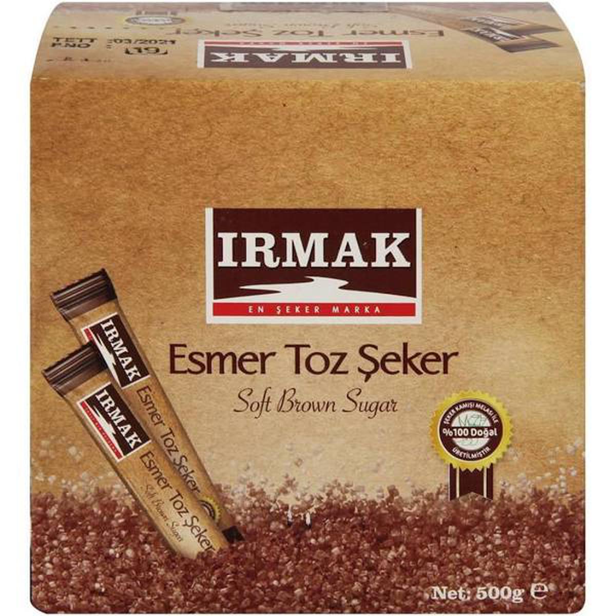 Irmak Stick Şeker Esmer 500 g 125 Adet resmi