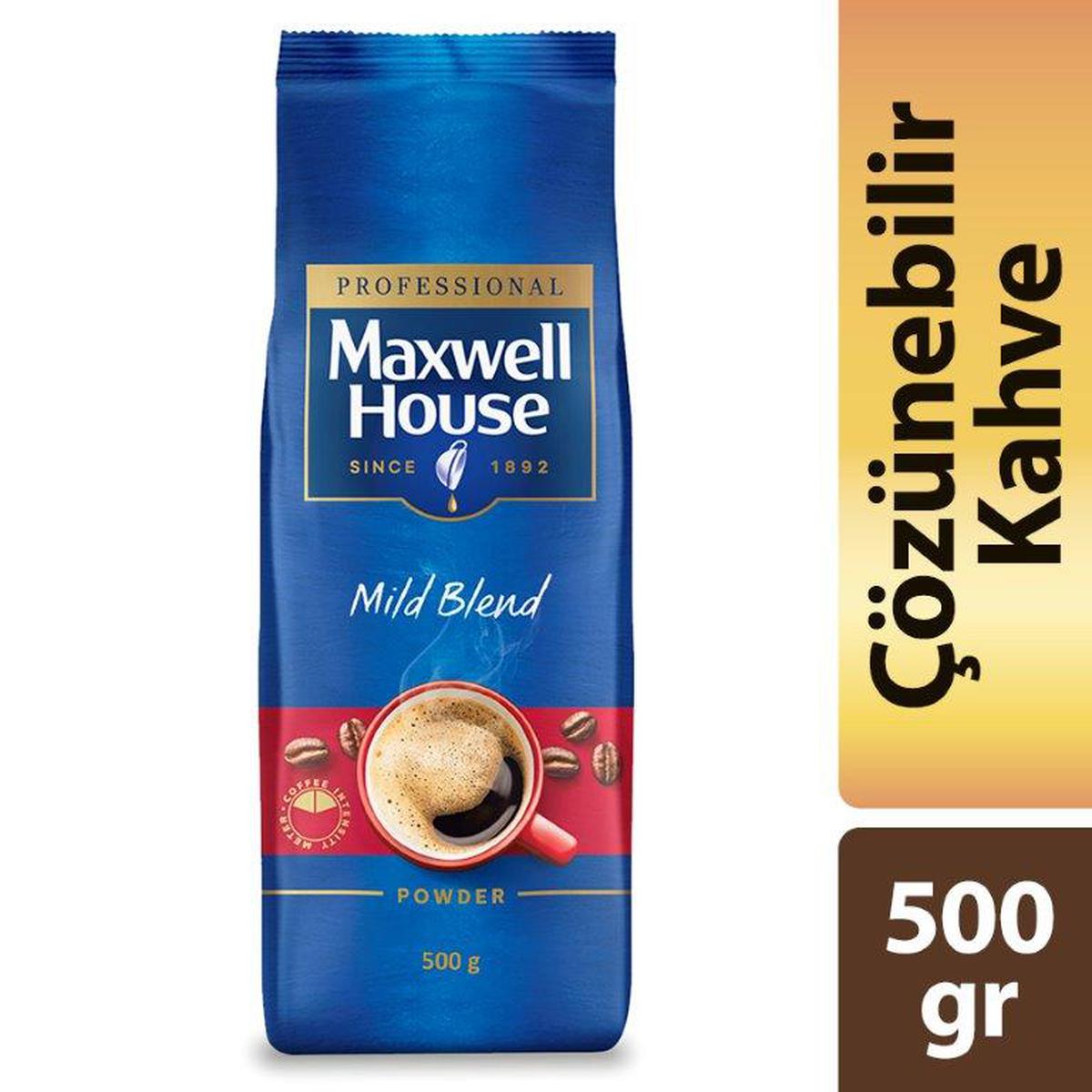 Jacobs Maxwell Mild Çözünebilir Hazır Kahve 500 g resmi