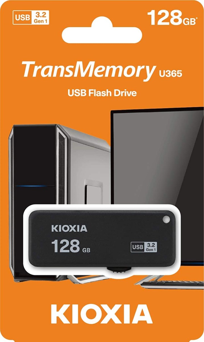 Kioxia Usb Flash Bellek 128 gb TransMemory U365 Usb 3.2 LU365K128GG4 resmi