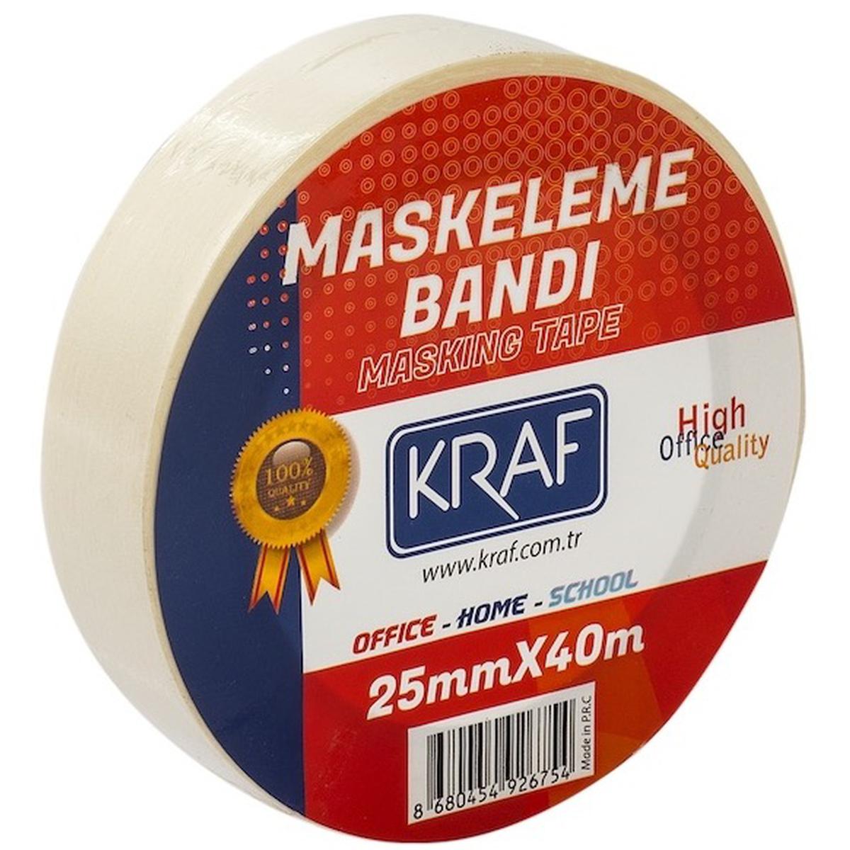 Kraf 4025G Maskeleme Bandı 25 mm x 40 m resmi