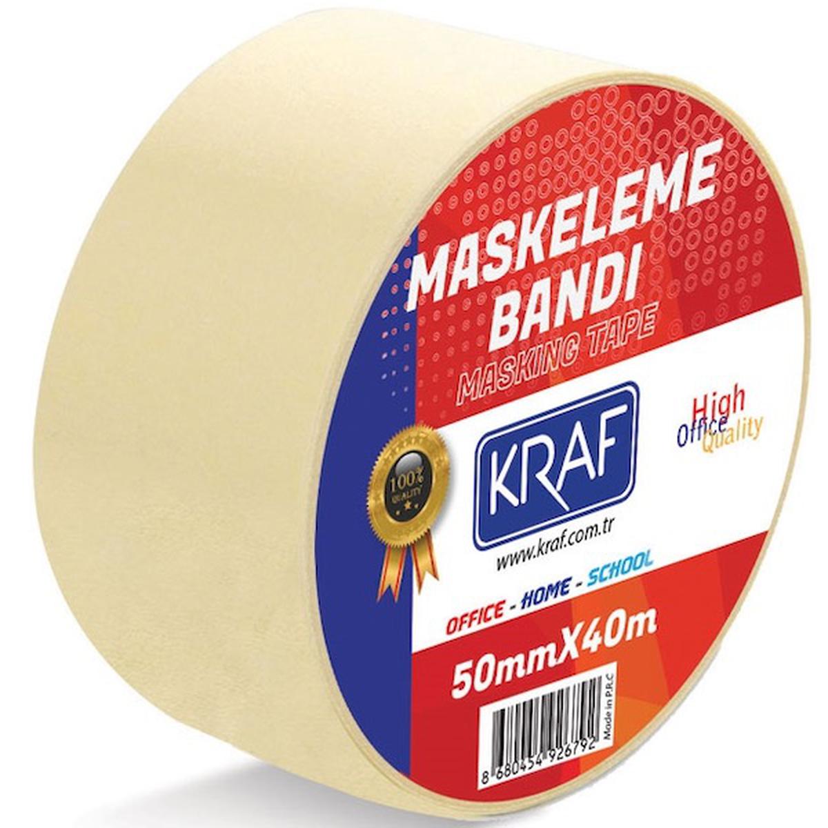 Kraf 4050G Maskeleme Bandı 50 mm x 40 m resmi