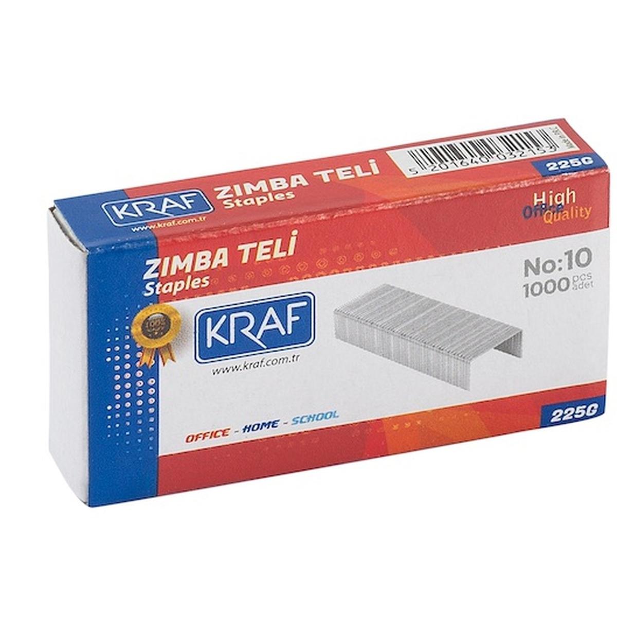 Kraf 225G Zımba Teli No: 10 Beyaz resmi