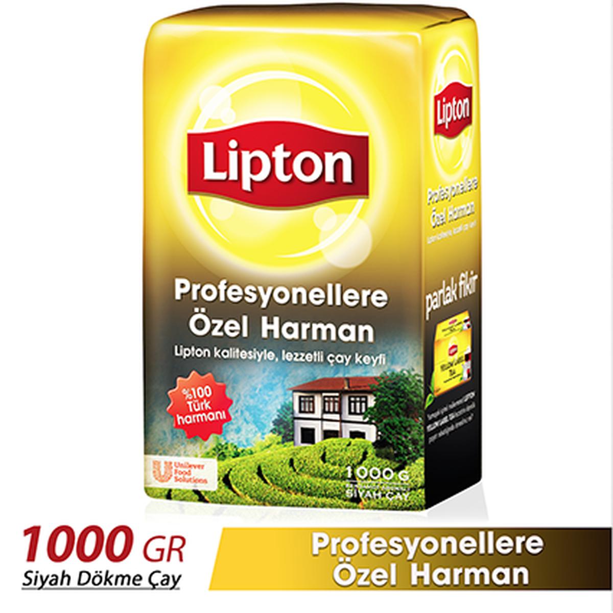 Lipton Profesyonellere Özel Harman Dökme Çay 1000 g resmi