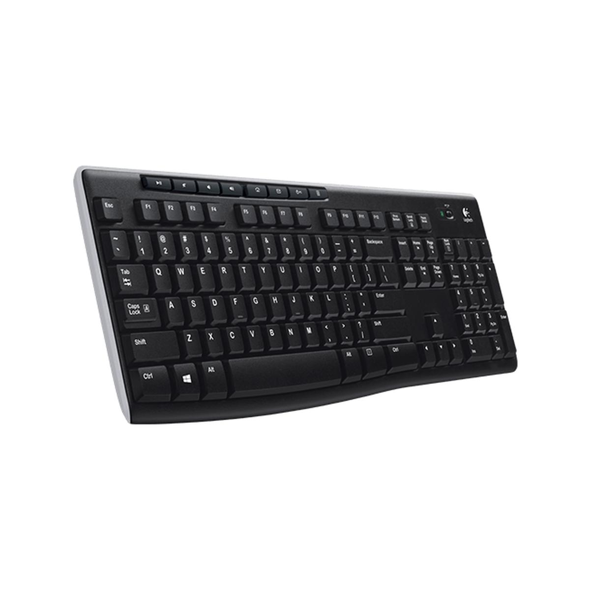 Logitech K270 Kablosuz Q Klavye - Siyah (920-003761) resmi