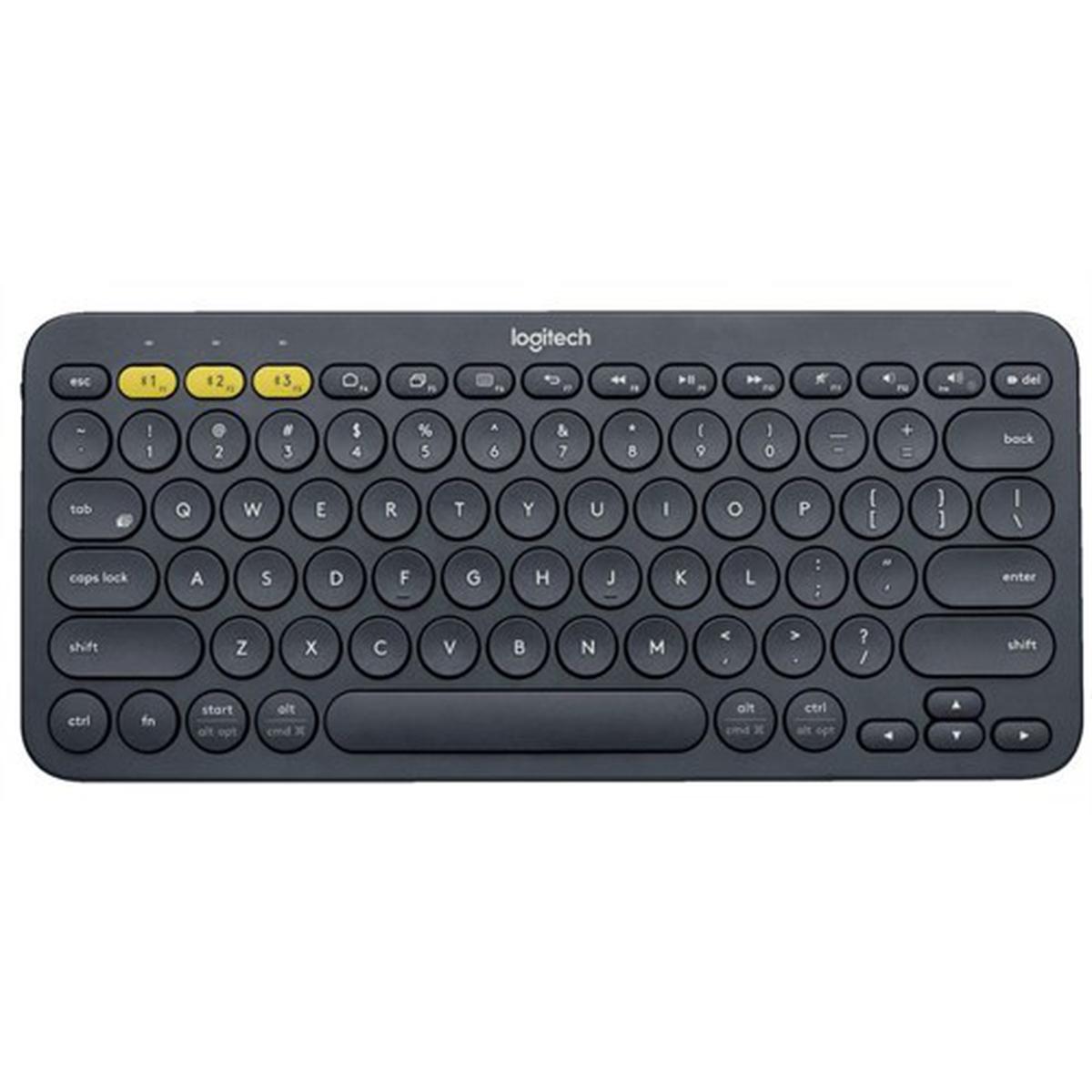 Logitech K380 Multi-Device Kablosuz Bluetooth Klavye - Siyah (920-007586) resmi