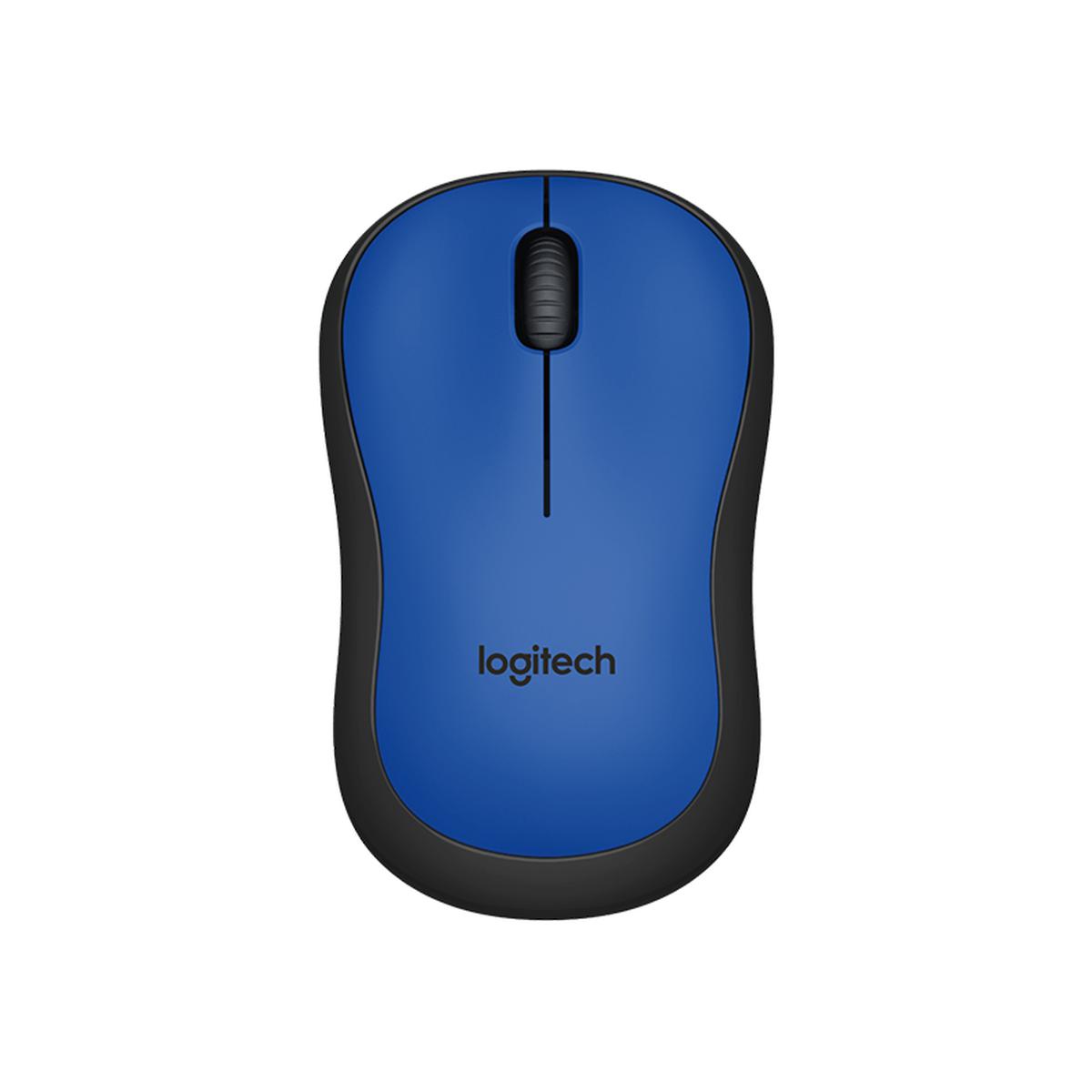 Logitech M220 Sessiz Kablosuz Mouse - Mavi (910-004879) resmi