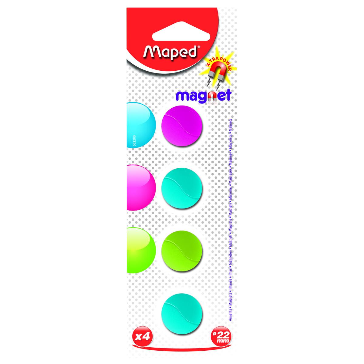 Maped Standart Mıknatıs 22 mm 4'lü resmi