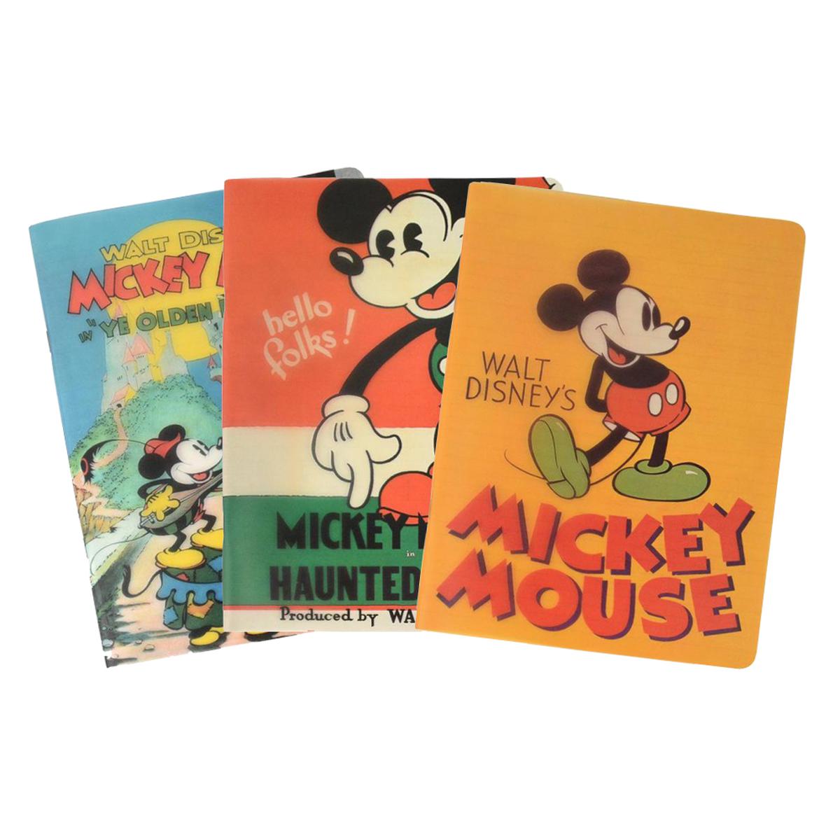 Mickey Mouse Lisanslı Campüs Boy Kareli Okul Defteri 26x18,5 cm - 40 Yaprak - 3 Adet  resmi