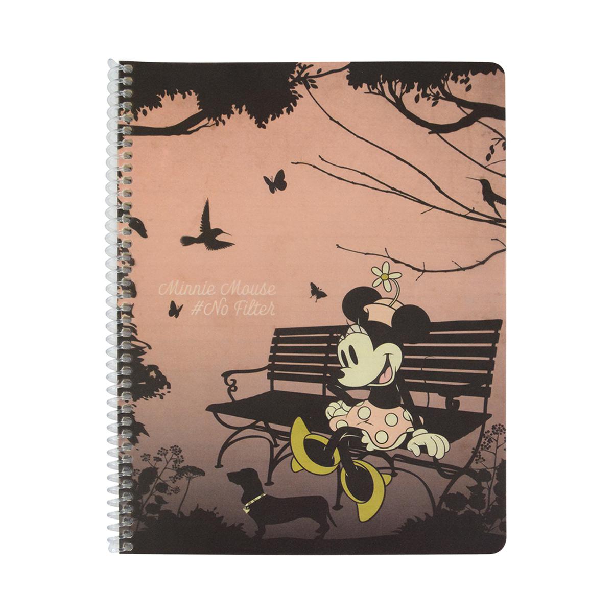 Minnie Mouse Campus Defter Çizgili Spiralli 26 cm x 18,5 cm 60 Yaprak  resmi