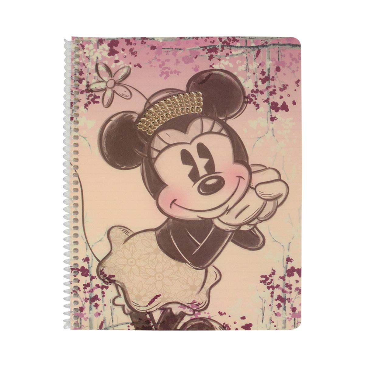 Minnie Mouse Campus Defter Çizgili Spiralli 26 cm x 18,5 cm 60 Yaprak resmi