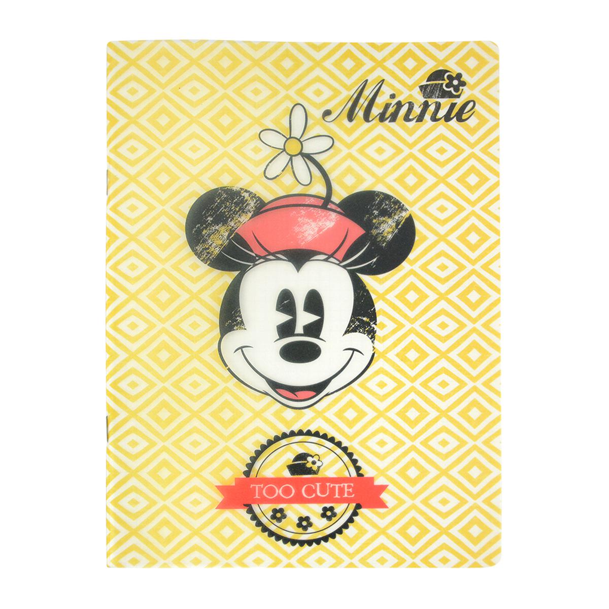 Minnie Mouse Campus Defter Kareli 26 cm x 18,5 cm 40 Yaprak resmi