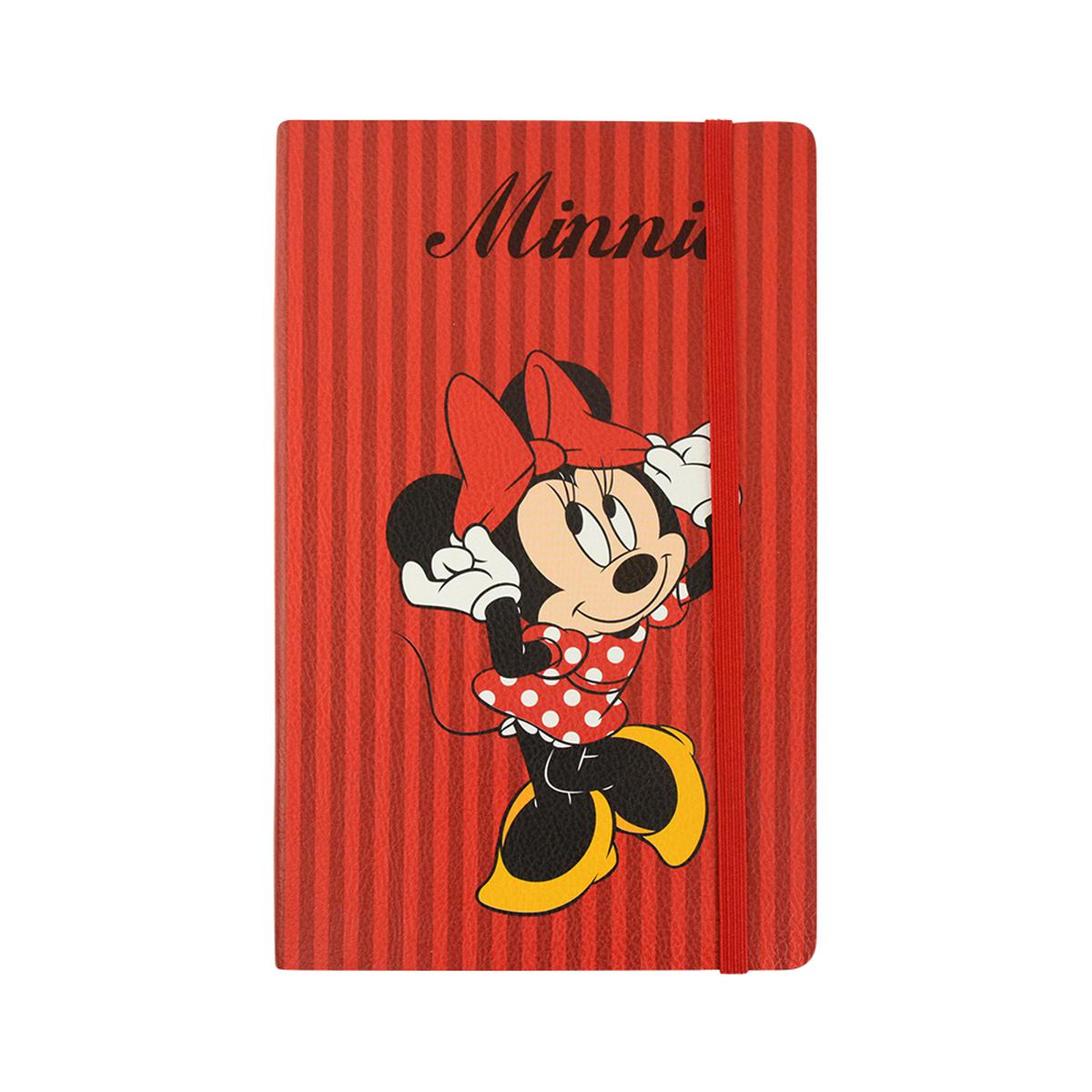 Minnie Mouse Karton Kapak Çizgili Defter 13 cm x 21 cm 96 Yaprak resmi