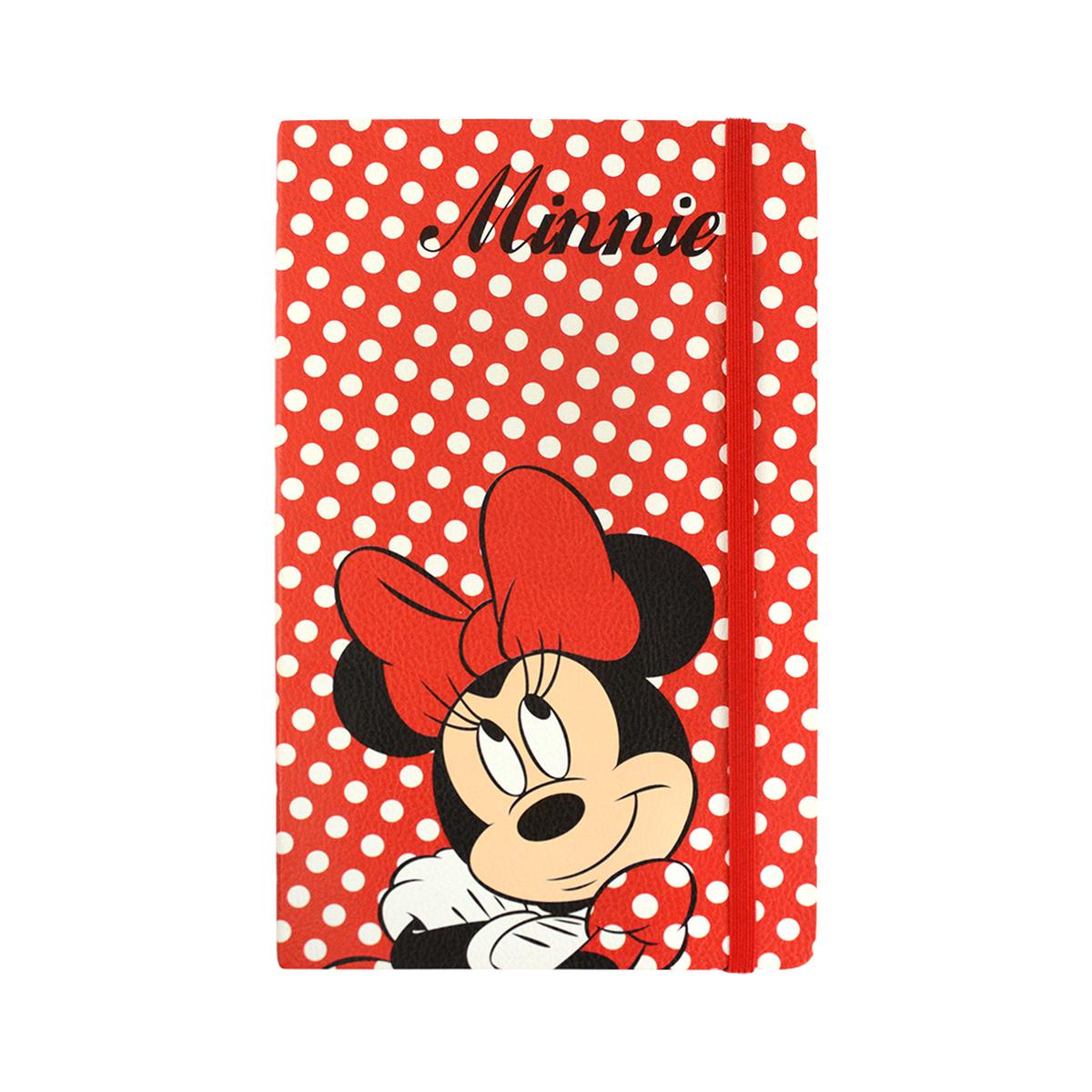 Minnie Mouse Karton Kapak Çizgili Defter 13 cm x 21 cm 96 Yaprak resmi