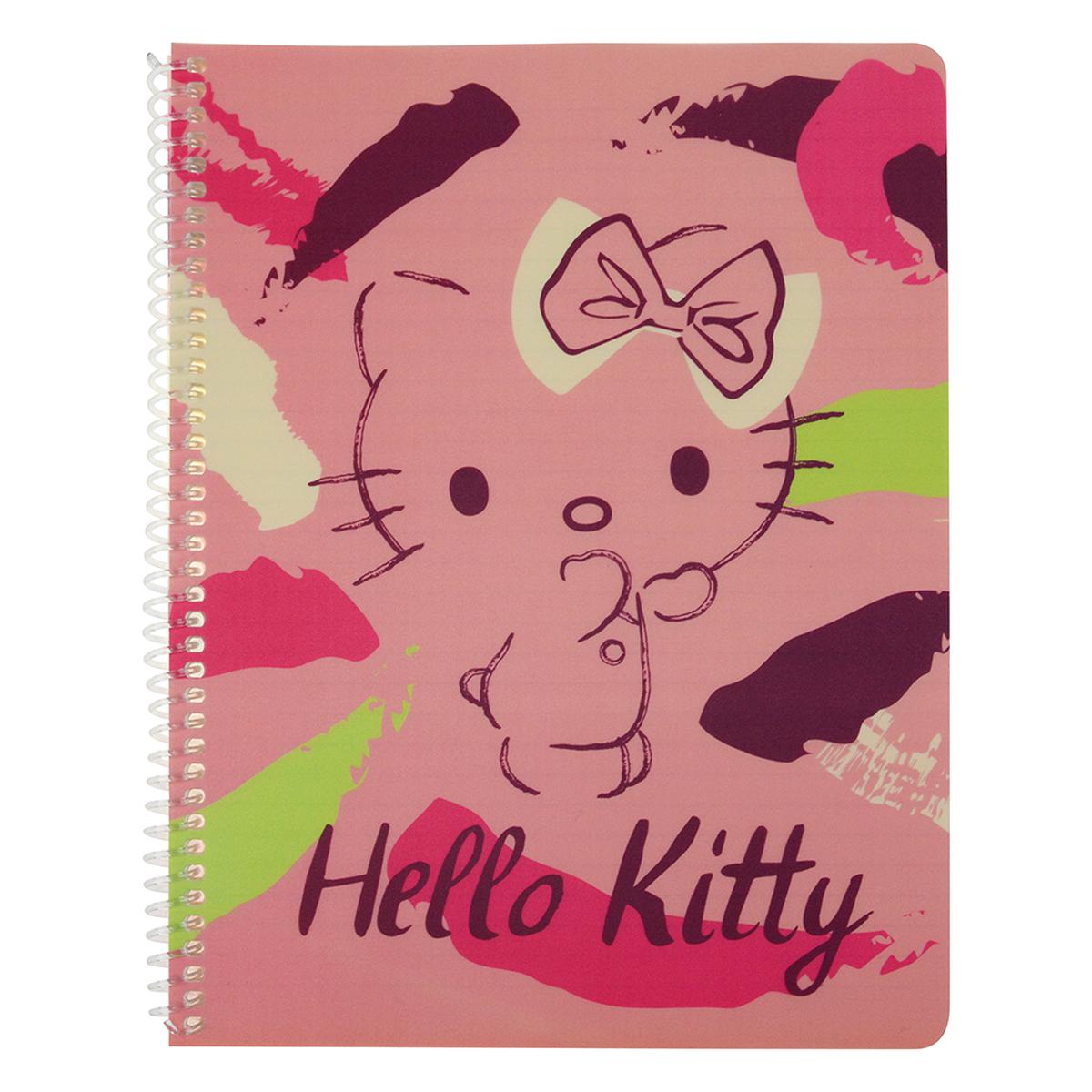 Mynote Hello Kitty Defter Çizgili Spiralli  26 cm x 18,5 cm 40 Yaprak  resmi